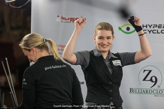 Bild: Veronika Ivanovskaia vom BFC Fortuna wird German Pool Masters Champion der Damen 2019